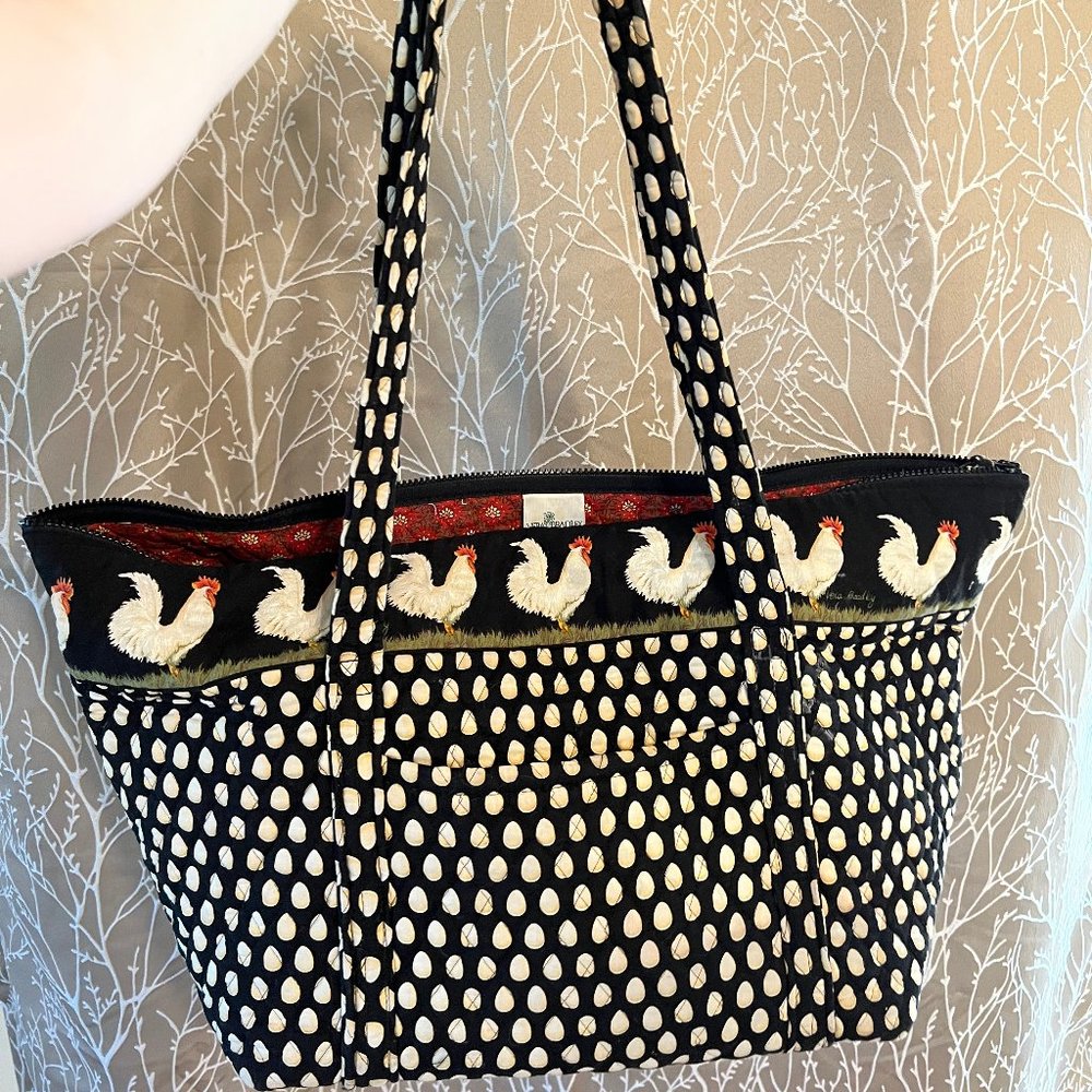 Vera Bradley Chanticleer bag CHICKENS!